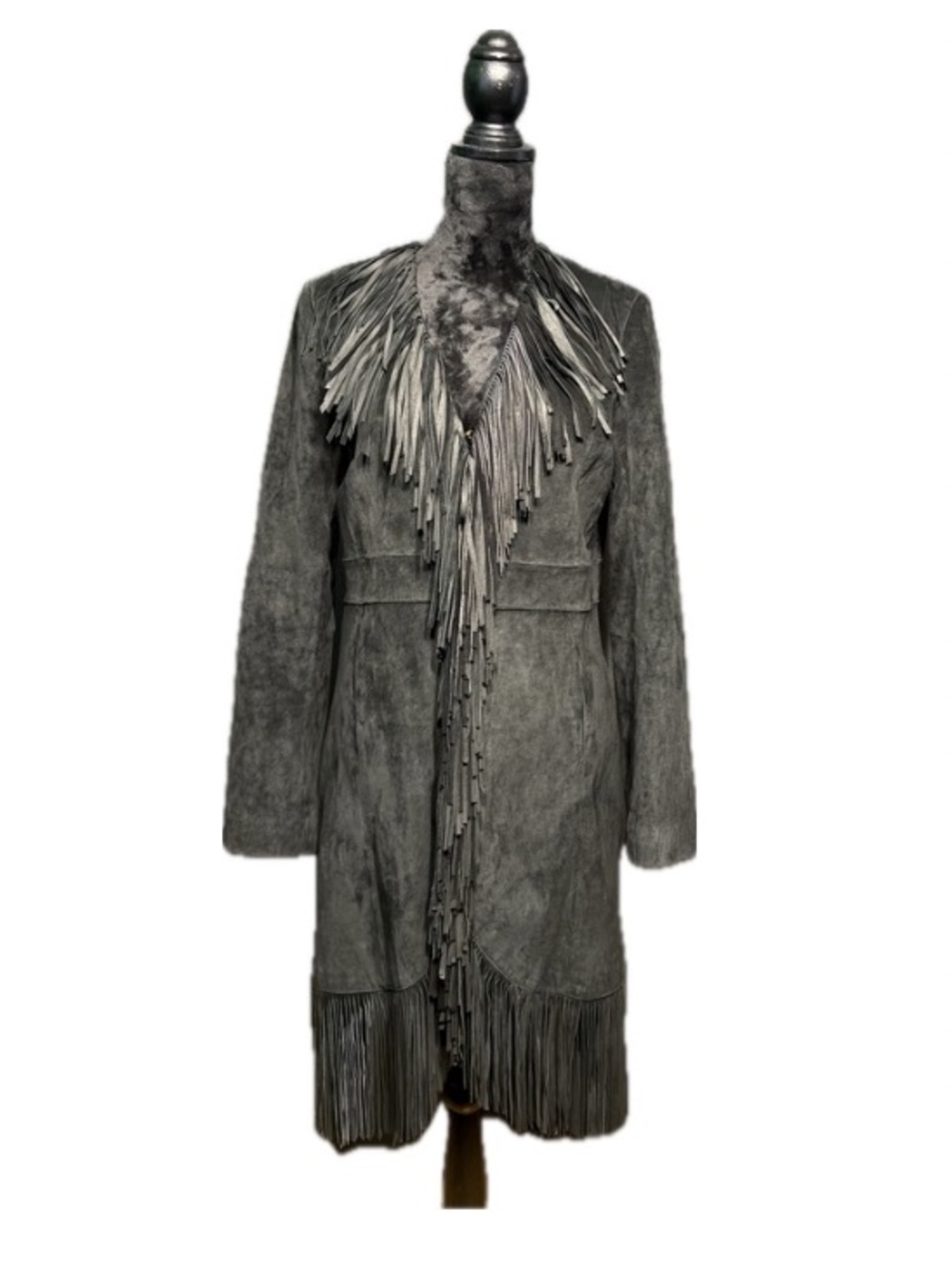 Scully Genuine Leather Fringe Jacket – Western Boho Statement Piece